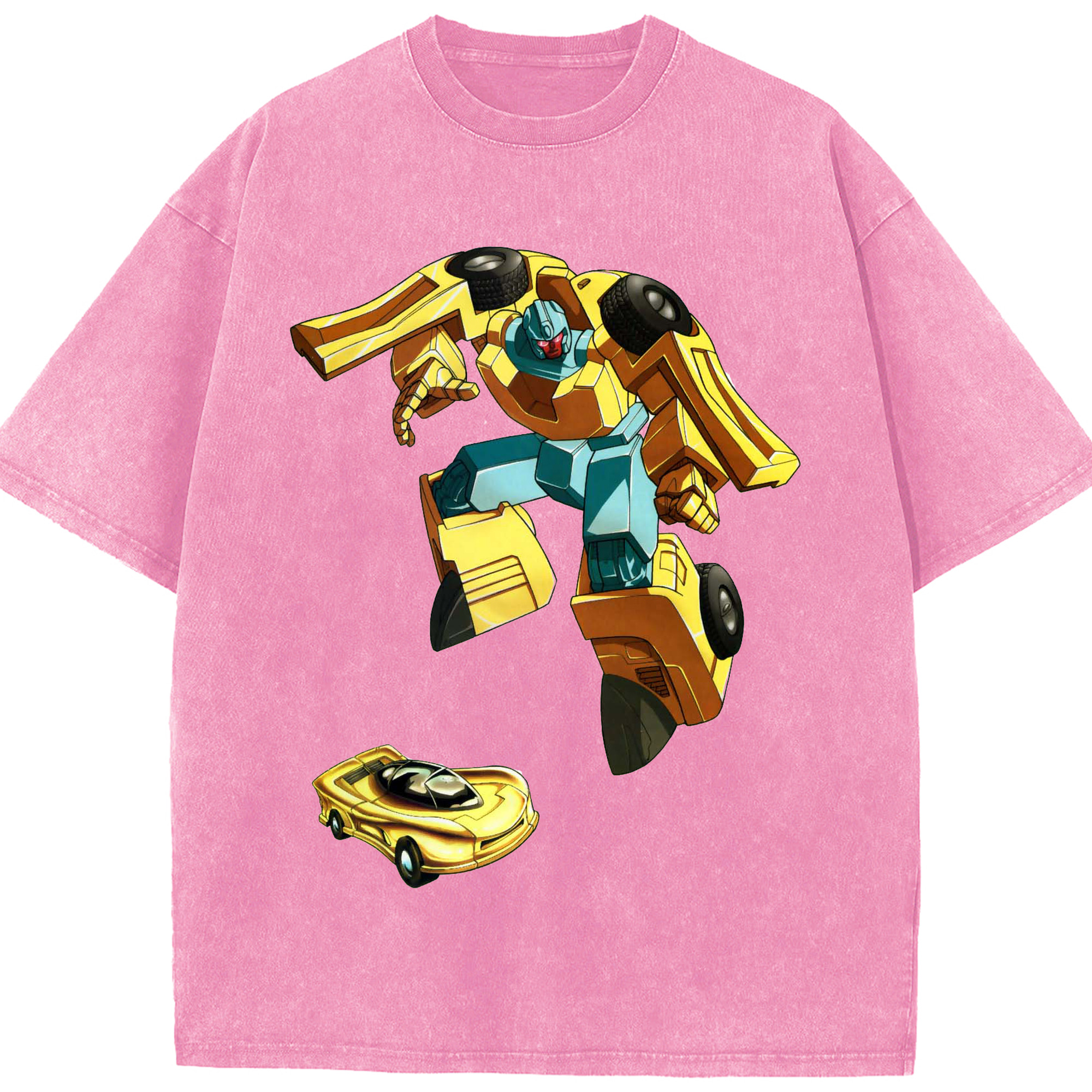 （画像用）  綿100% ヴィンテージ風 半袖Tシャツ（フロントプリント）